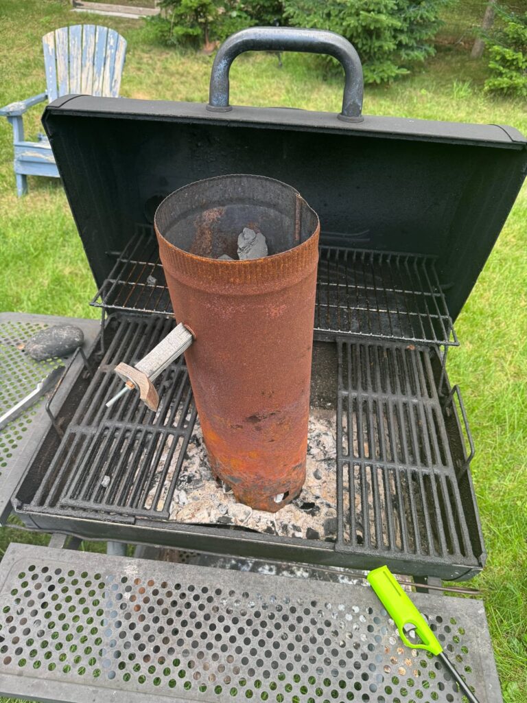 This is the chimney I’ve been using for 5 decades.