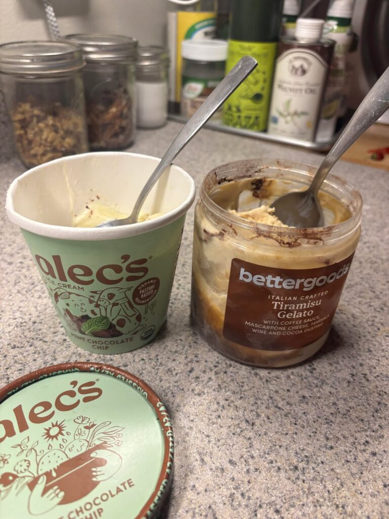 Double fisting these flavors I forgot were in my freezer. They pair well!