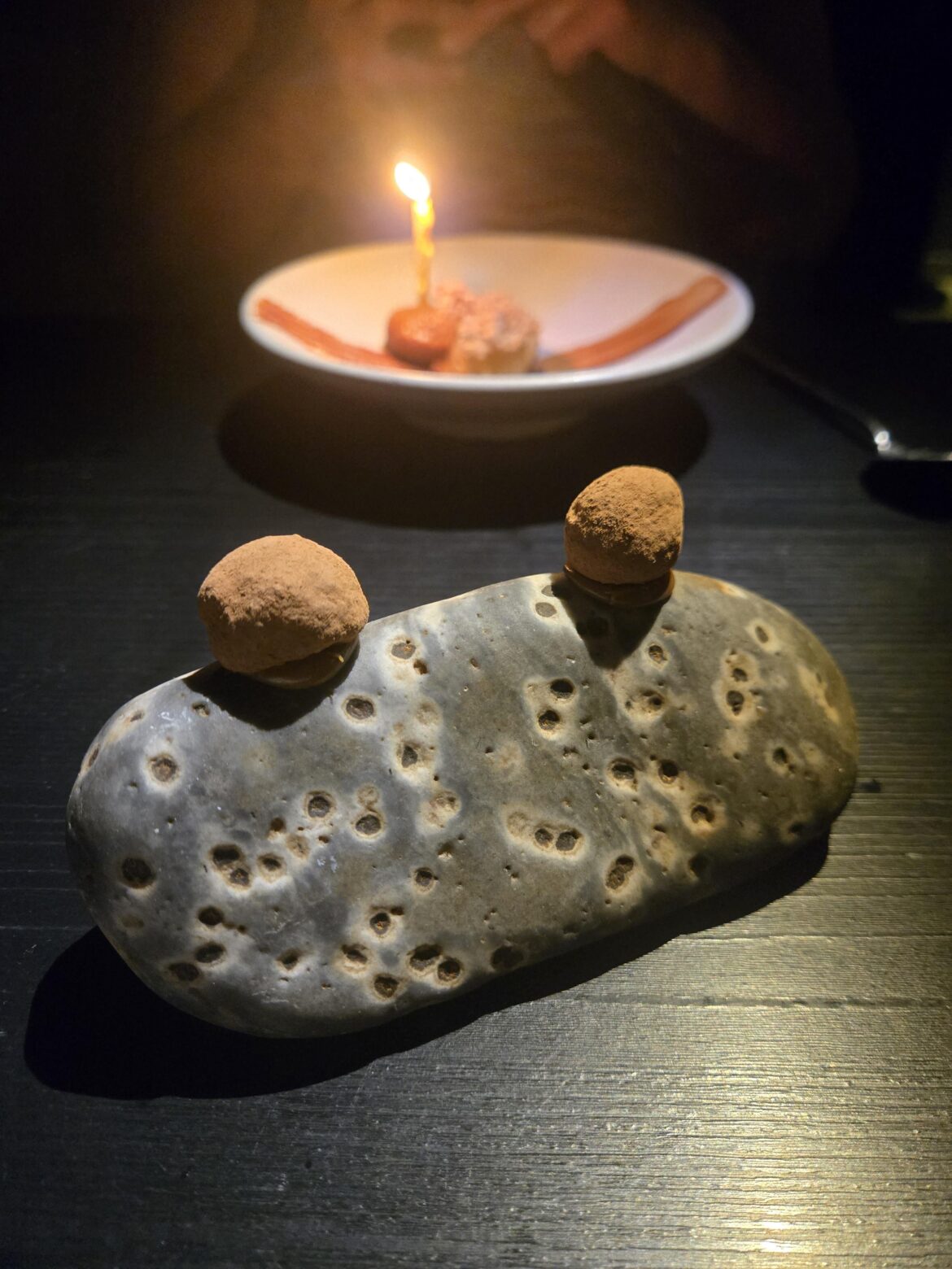 I was still tempted to clean my...rock