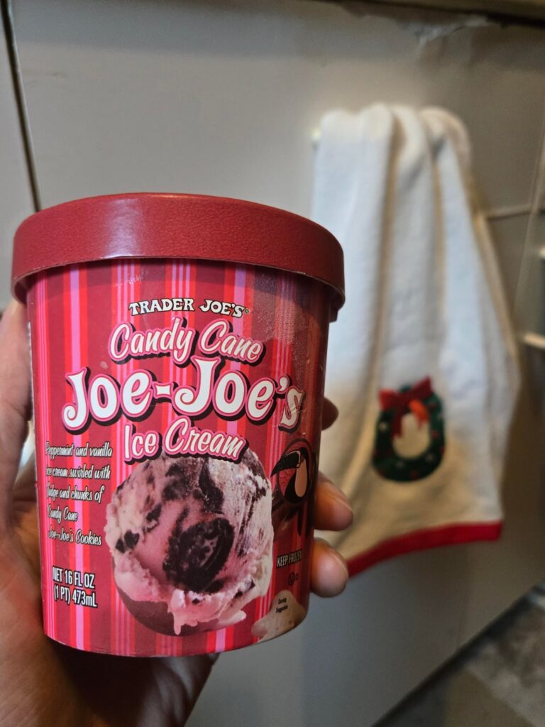 Trader Joe's Candy Cane ice cream
