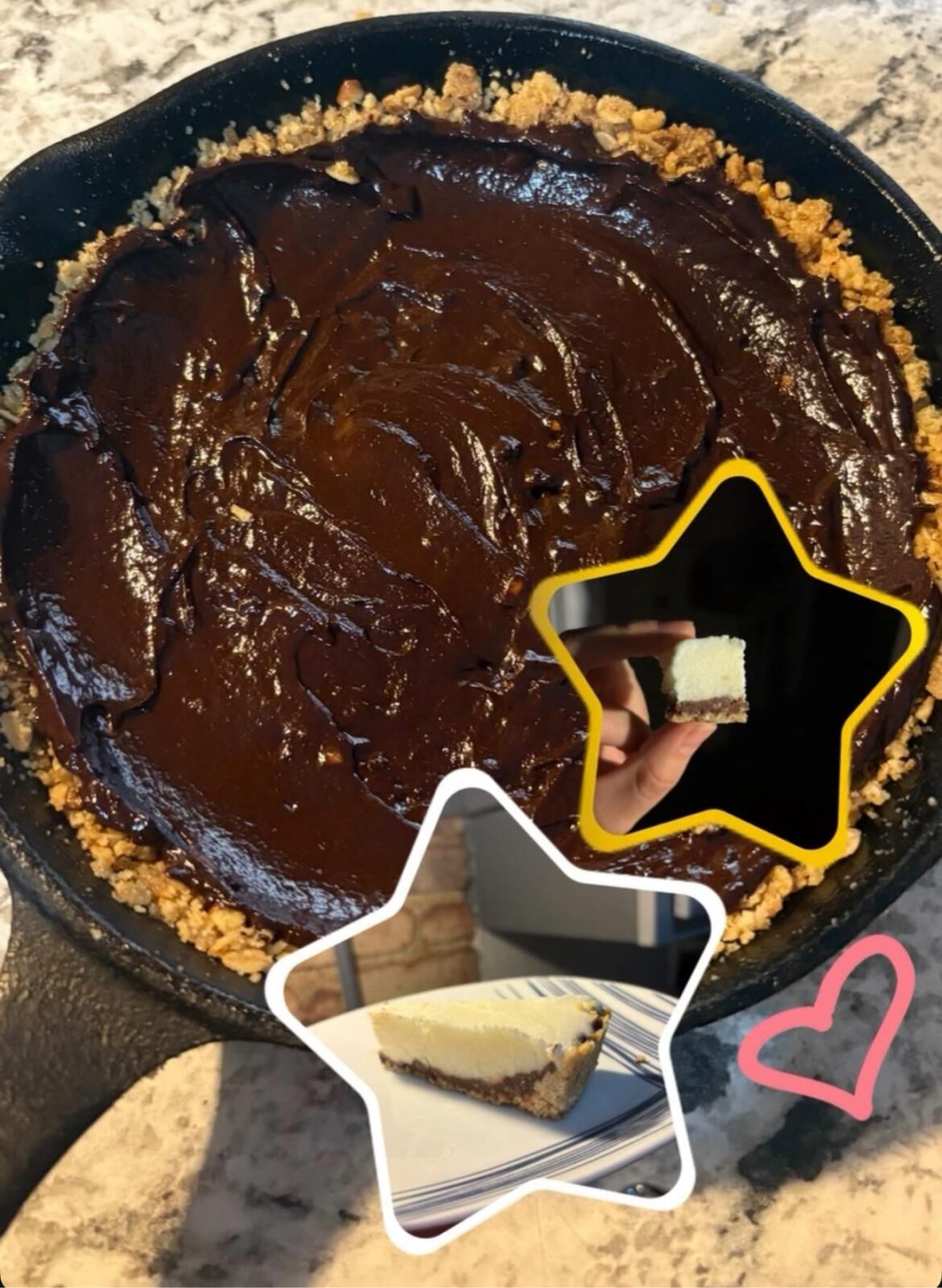 My first cheesecake ! My first cheesecake !