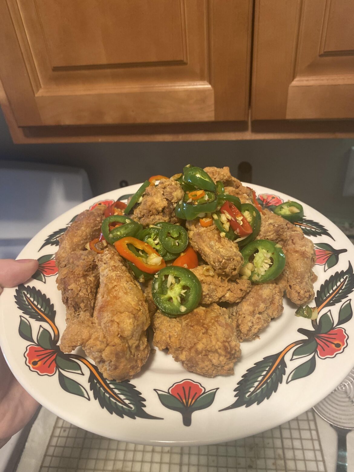 First try at “Thai crispy wings”