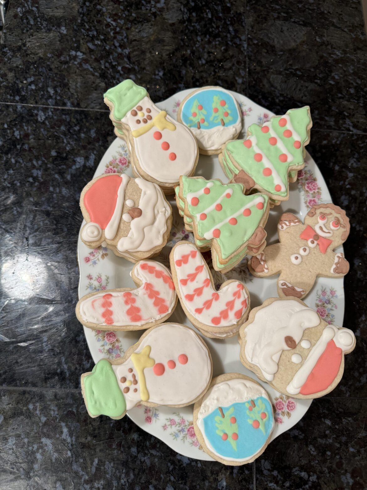 First time decorating sugar cookies