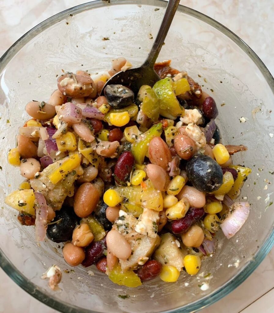 Mixed bean salad