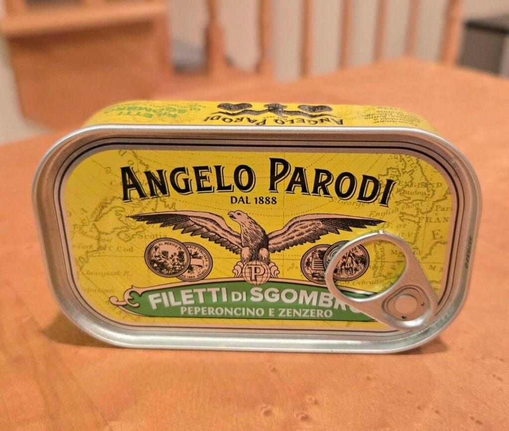 Angelo Parodi Mackerel Fillets in Olive Oil with Ginger and Chili