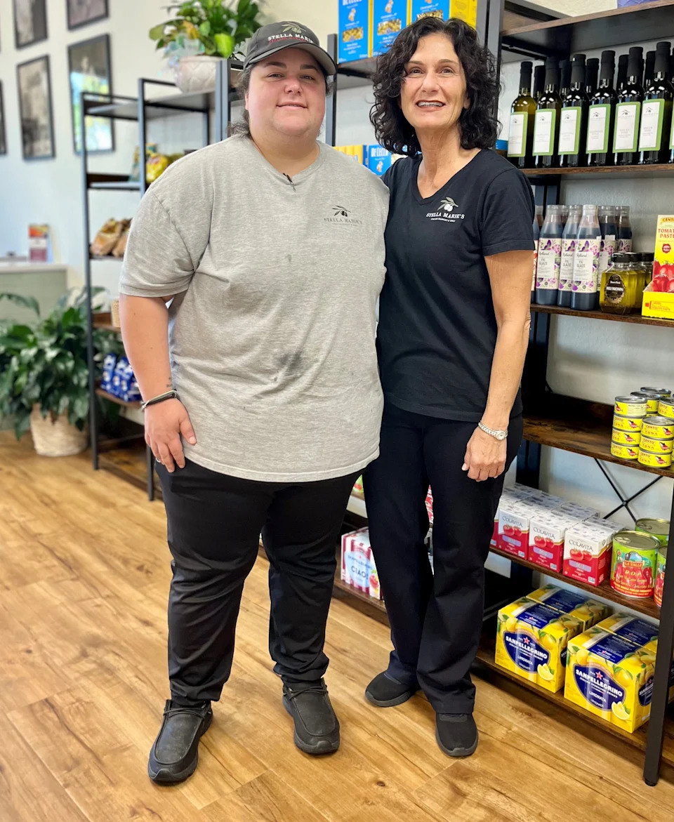 Bianca Bertolino, on left and pictured with her mother Lisa Balzotti, is the owner of Stella Marie's Italian Market & Deli in Cape Coral.