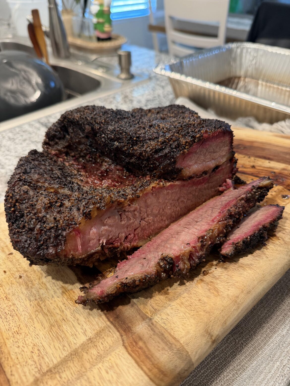 Smoked my first brisket. How’d I do?