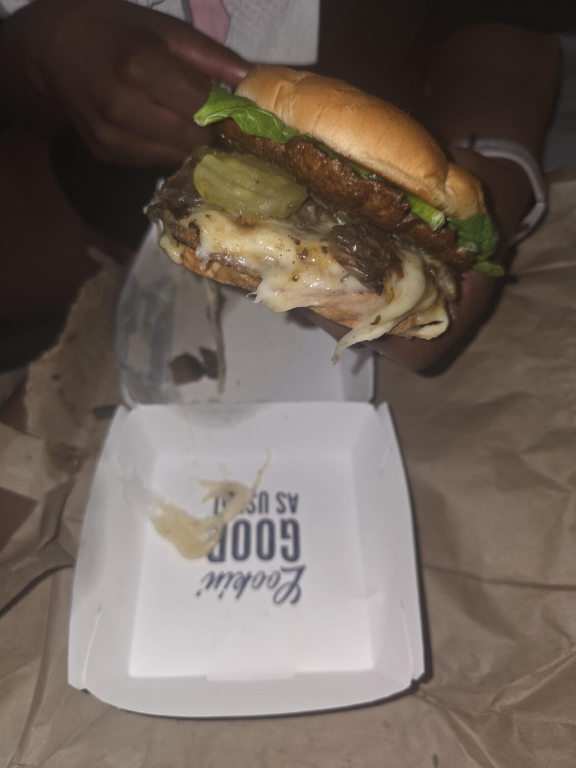 Culvers mushroom and Swiss