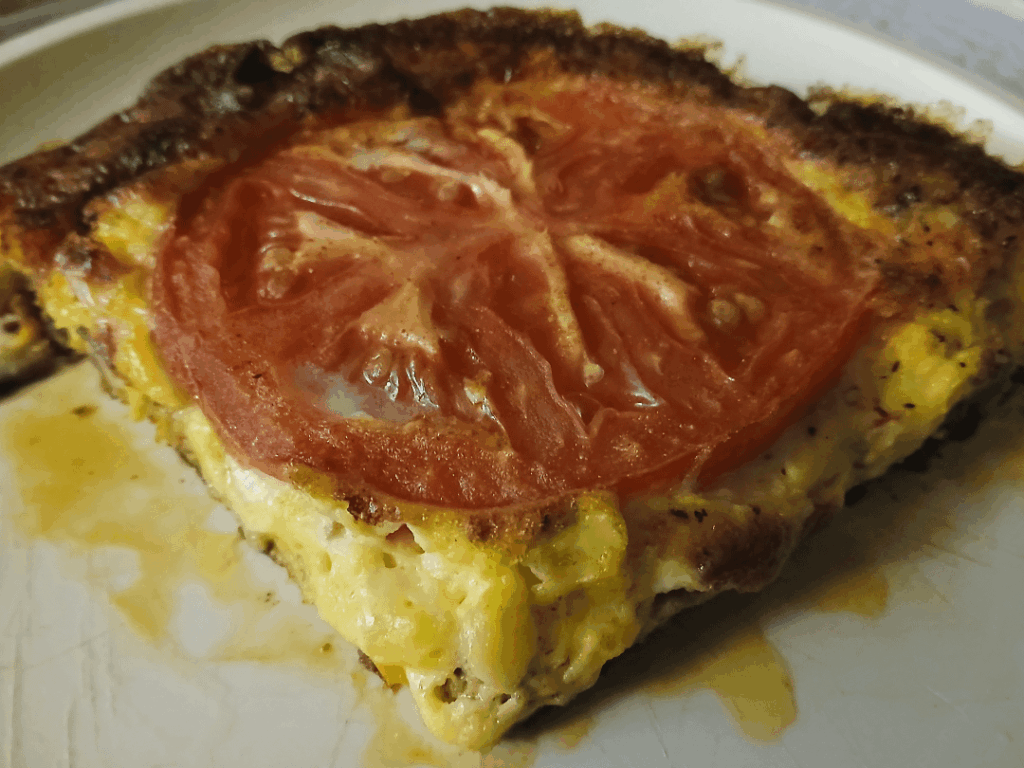 My sister's Frittata from this morning's breakfast