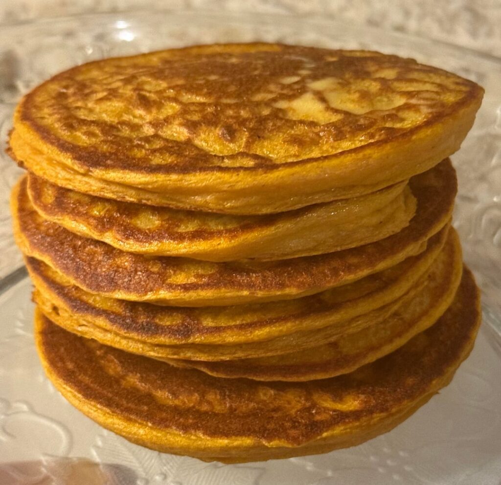 Pumpkin Protein Pancakes