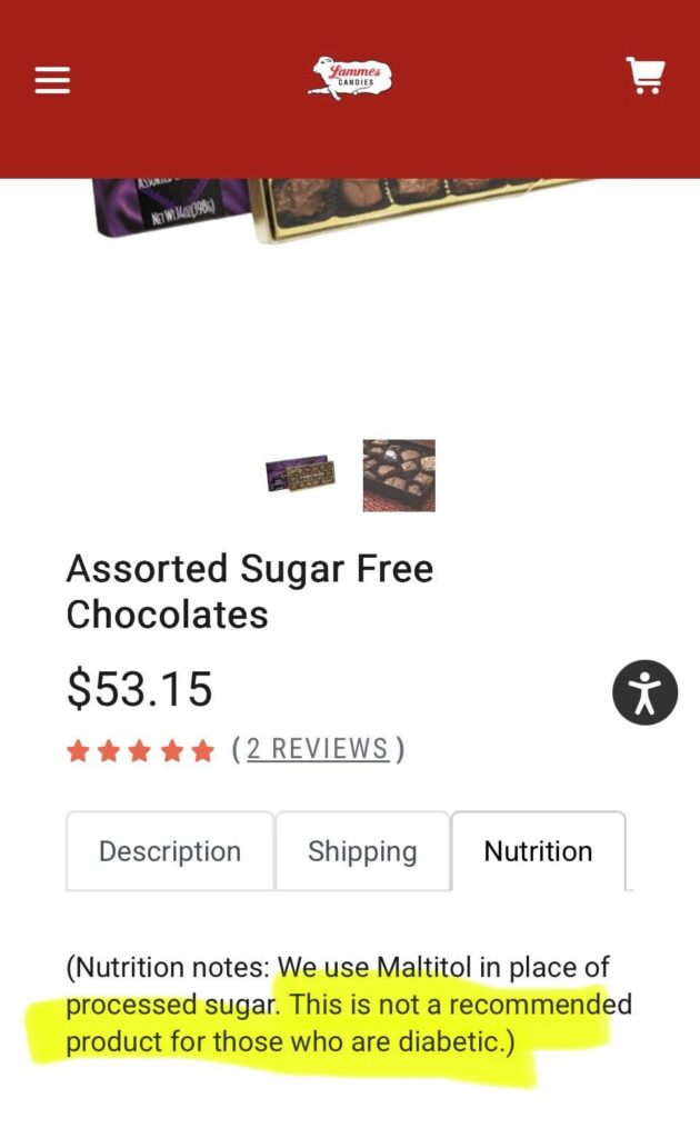 Christmas shopping. Any chocolate shops in town make better sugar free chocolate for a diabetic?