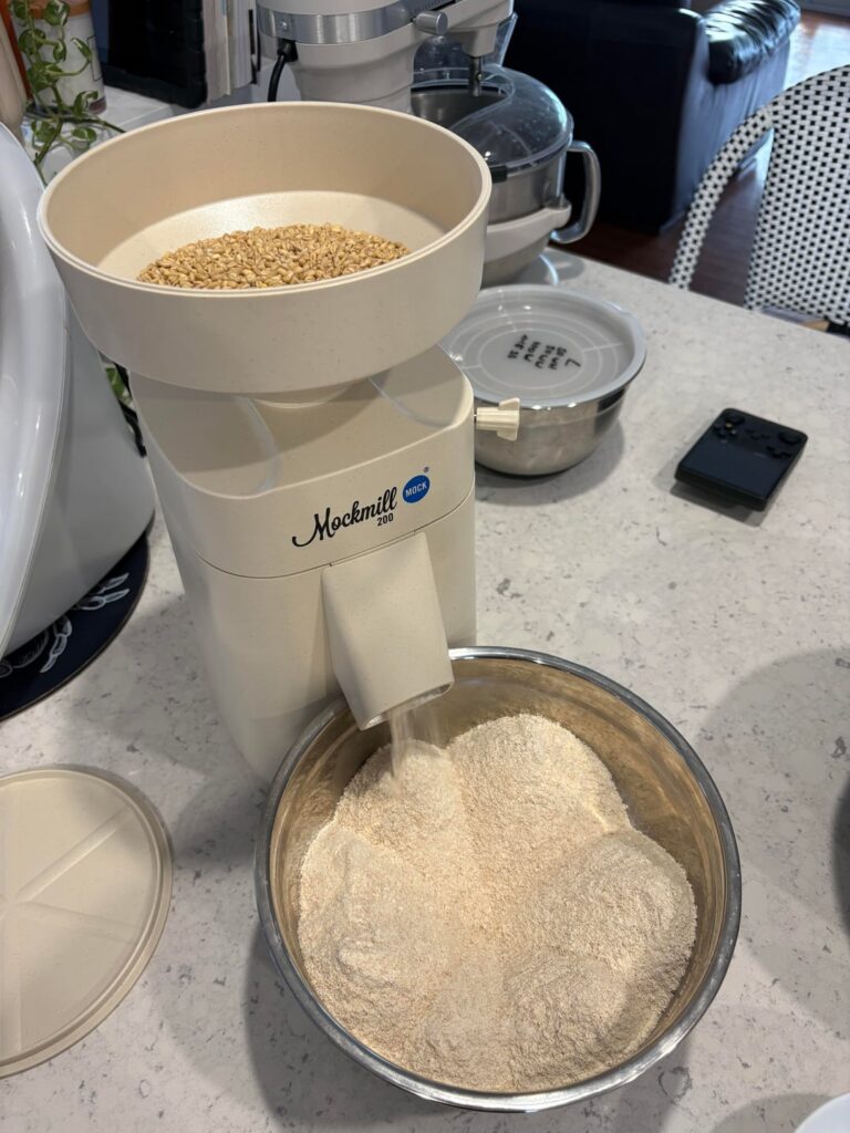 100% home milled flour experiment