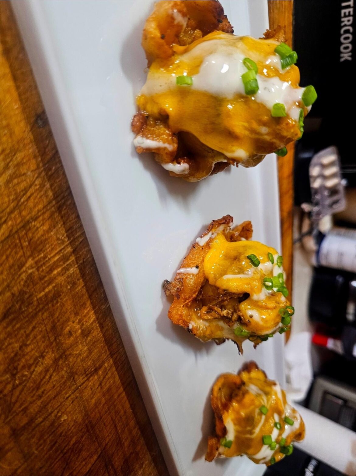 Buffalo Chicken, Potato, Skin