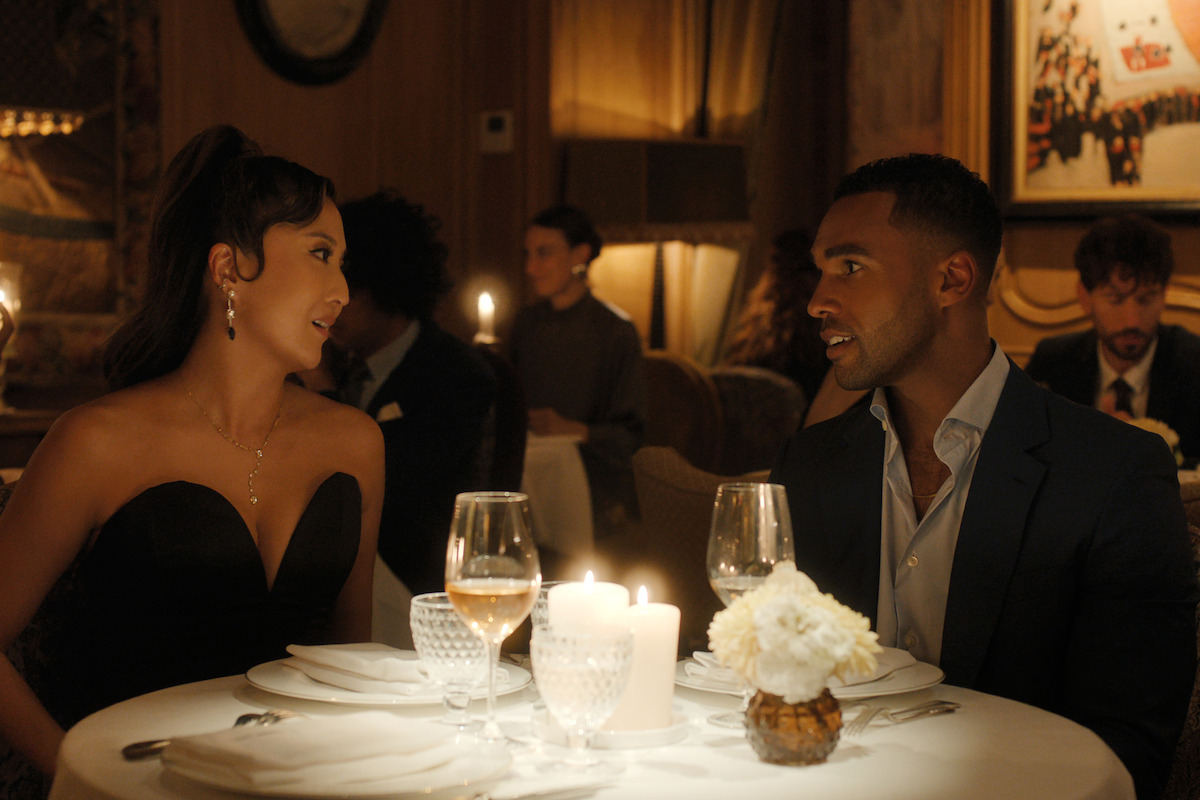 Ashley Park as Mindy and Lucien Laviscount as Alfie in ‘Emily in Paris’ Season 5.