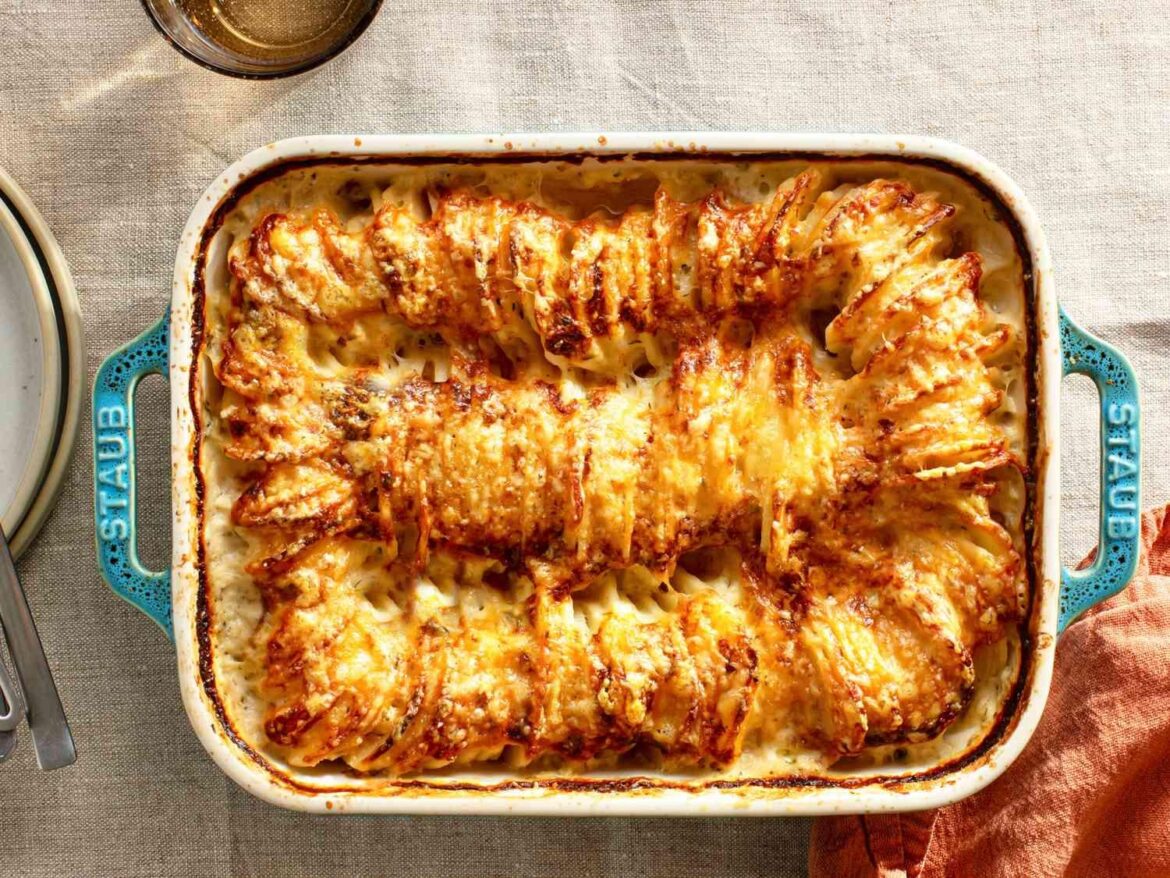 Should I infuse the cream before making hasselback potato gratin?