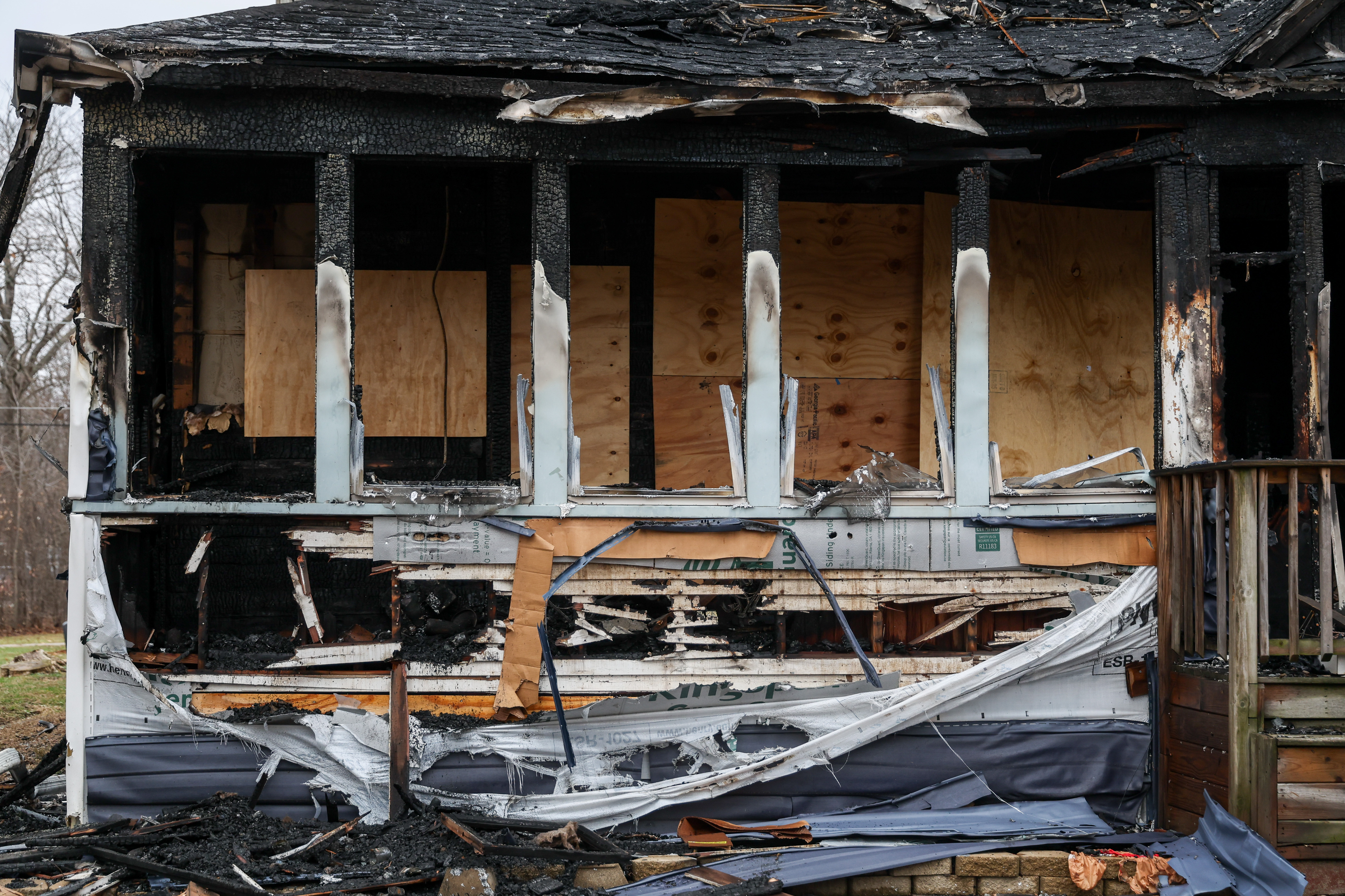 Leandrea and John HernÃ¡ndezâs home, seen here on Dec. 26,...