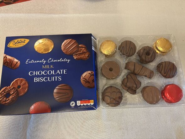 Aldi's Belmont Biscuits Extremely Chocolatey Milk Chocolate Biscuits