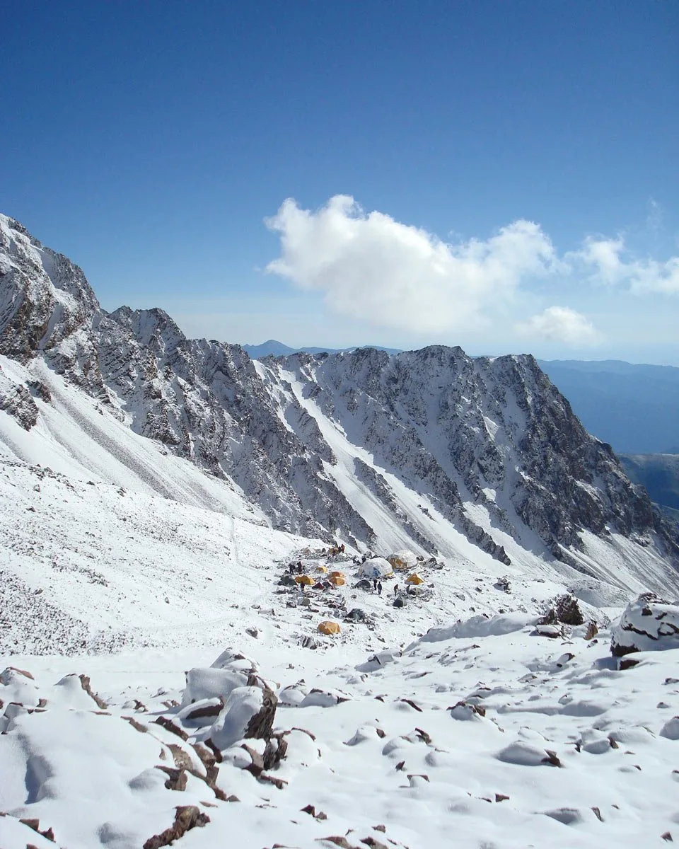 Salto Base Camp at Cordon del Plata Mendoza, Argentina