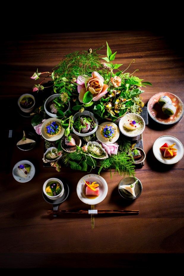 An early summer tasting menu at SingleThread restaurant in Healdsburg. (John Troxell / SingleThread)