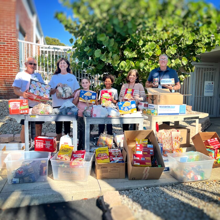 Pine Island Food Pantry thanks PIE students for holding food drive article image -