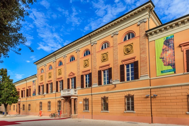 The Malatestiana Library in Cesena, Italy.