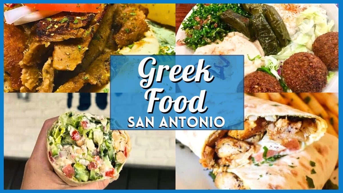 Greek Food San Antonio - Collage