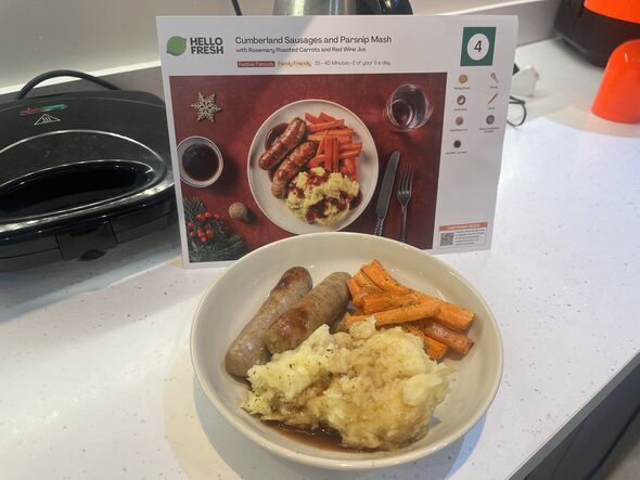 Sausages and mash Sausages and mash