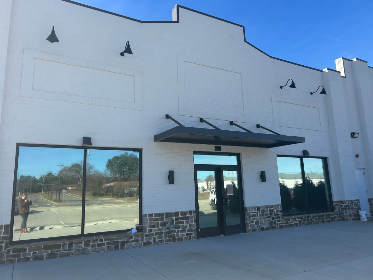 Empty storefront with large windows