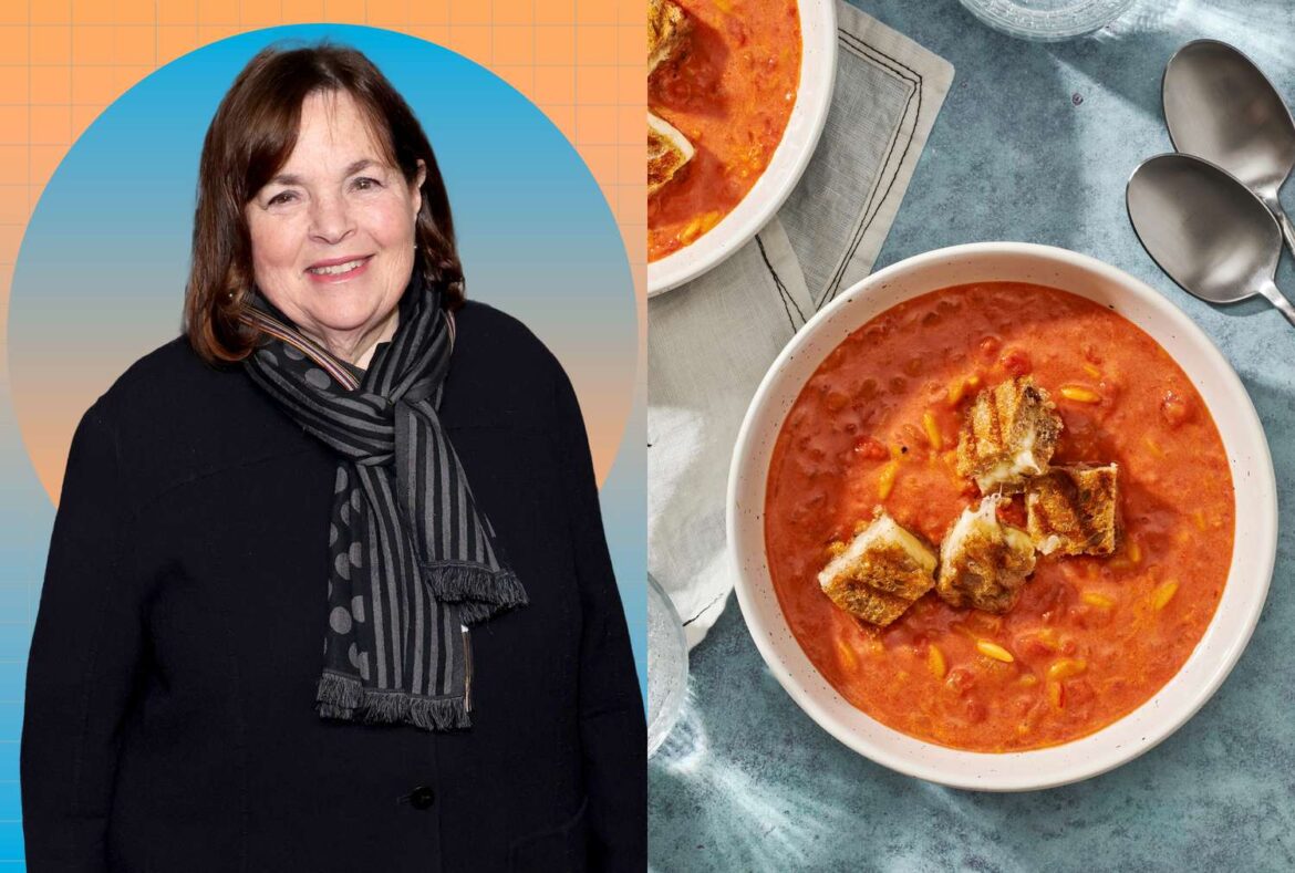 Ina Garten’s Easy Tomato Soup with Grilled Cheese Croutons Recipe Is Perfect Comfort Food—Here’s How to Make It Ina Garten's Easy Tomato Soup with Grilled Cheese Croutons Recipe Is Perfect Comfort Food—Here's How to Make It