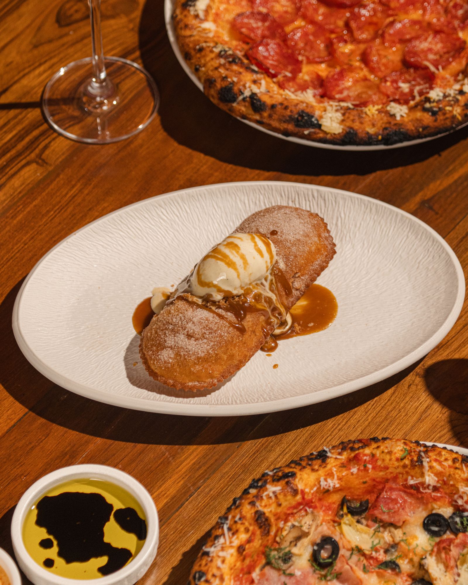 Image may contain Food Food Presentation Plate and Pizza