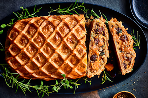 M&S Collection butternut squash, brie and caramelised onion wellington