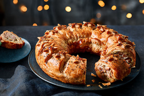 M&S Collection handcrafted Christmas sausage roll garland