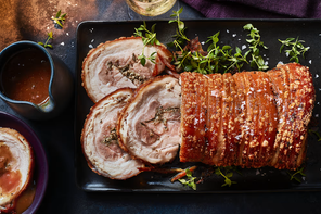 M&S Collection outdoor bred slow cooked porchetta 