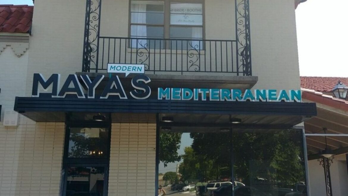 Popular Mediterranean Kitchen Announces Sudden Closure on December 23 Maya's Modern Mediterranean storefront