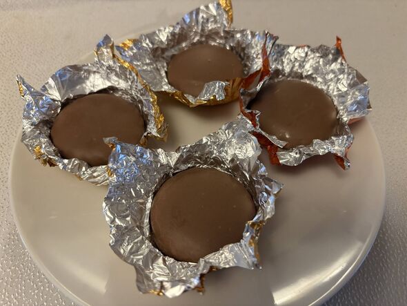 They may have different foil around them, but they were identical inside