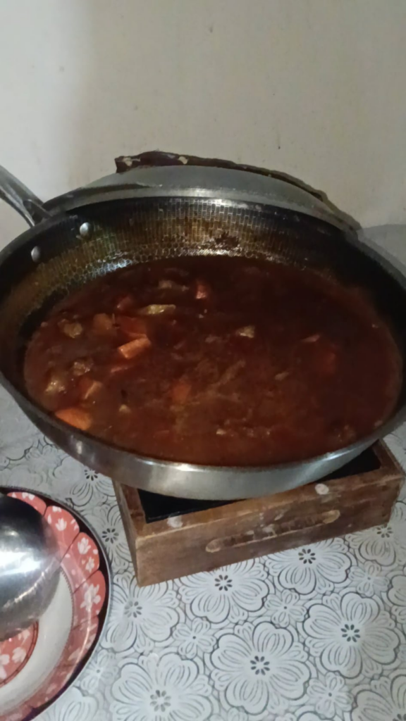 First time cooking Japanese style Curry [Golden Curry Med Hot]