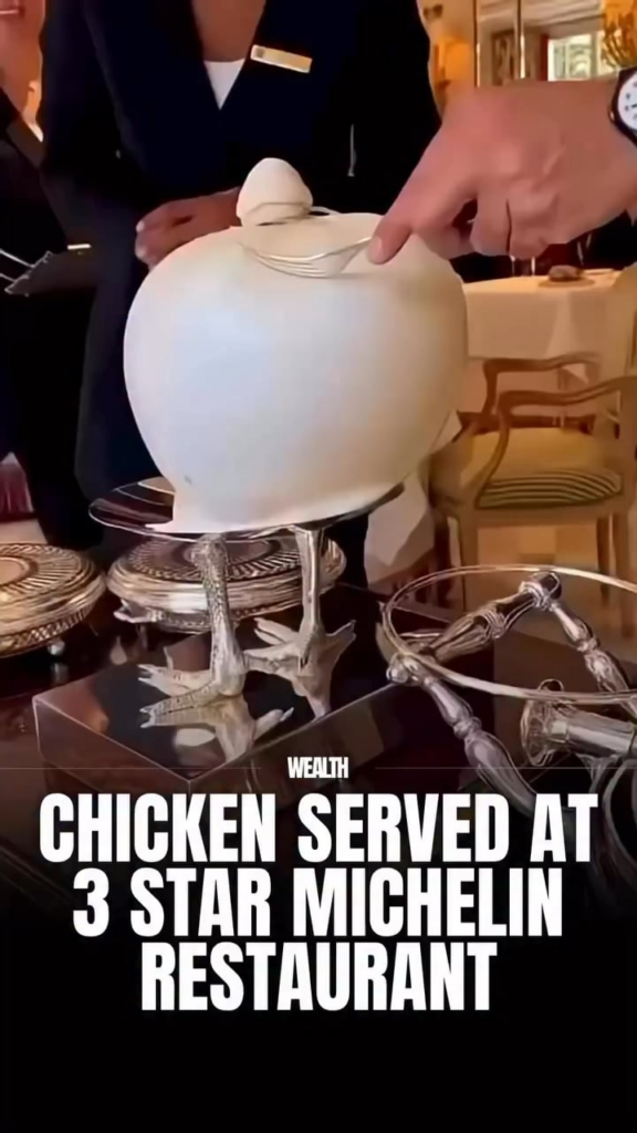 I think you’ll like this chicken in a weird white condom 💀