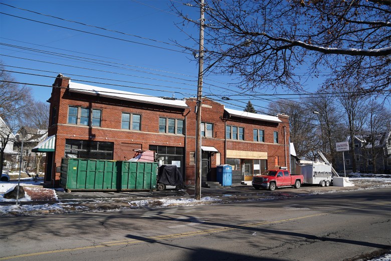 Nicole Dumont thought she might want to start her own shared kitchen in a building she purchased earlier this year at 1079 W. Exchange St. in Highland Square. Dumont, an architect who runs NR Design, LLC, said the building she dubbed The Hive came with a kitchen. She envisions her firm on the ground floor, other service providers in offices that are being built out upstairs and someone using the kitchen. Her plans included meal prep space, a ghost kitchen or a restaurant looking for a delivery-only location, Dumont said. She said a restaurant seems to be the most likely option, but she expects if the restaurant she’s talking to works out, they’ll let some employees who run their own food trucks cook in the space outside of normal hours. 