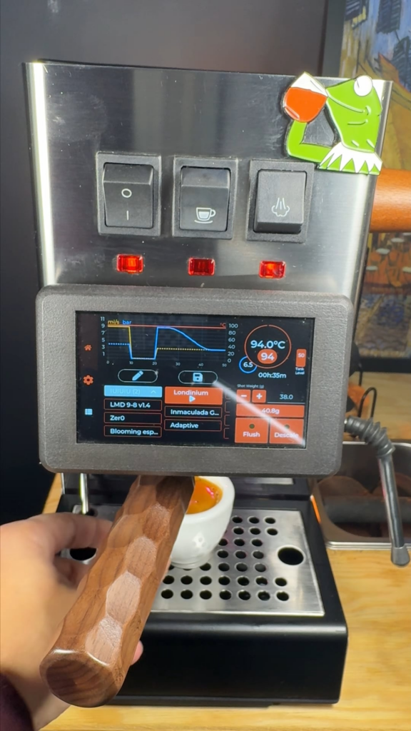 Dialing in espresso with Gaggiuino