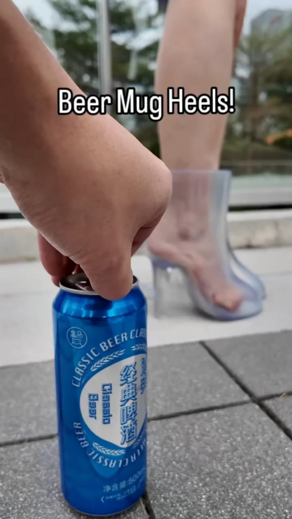 Beer mug heels / Drink