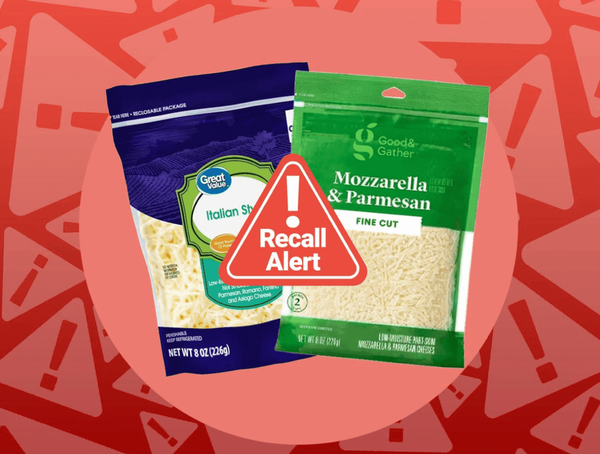 Over 1 Million Bags of Shredded Cheese Recalled—Sold at Walmart, Aldi and More