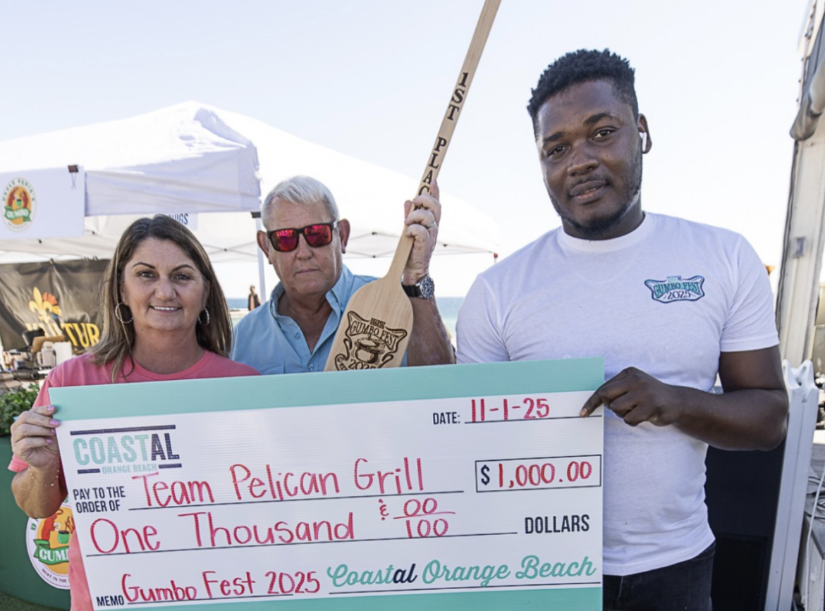 Team Pelican Grill Takes Title At CoastAL Gumbo Cook-Off in Gulf Shores & Orange Beach Team Pelican Grill Takes Title At CoastAL Gumbo Cook-Off in Gulf Shores & Orange Beach