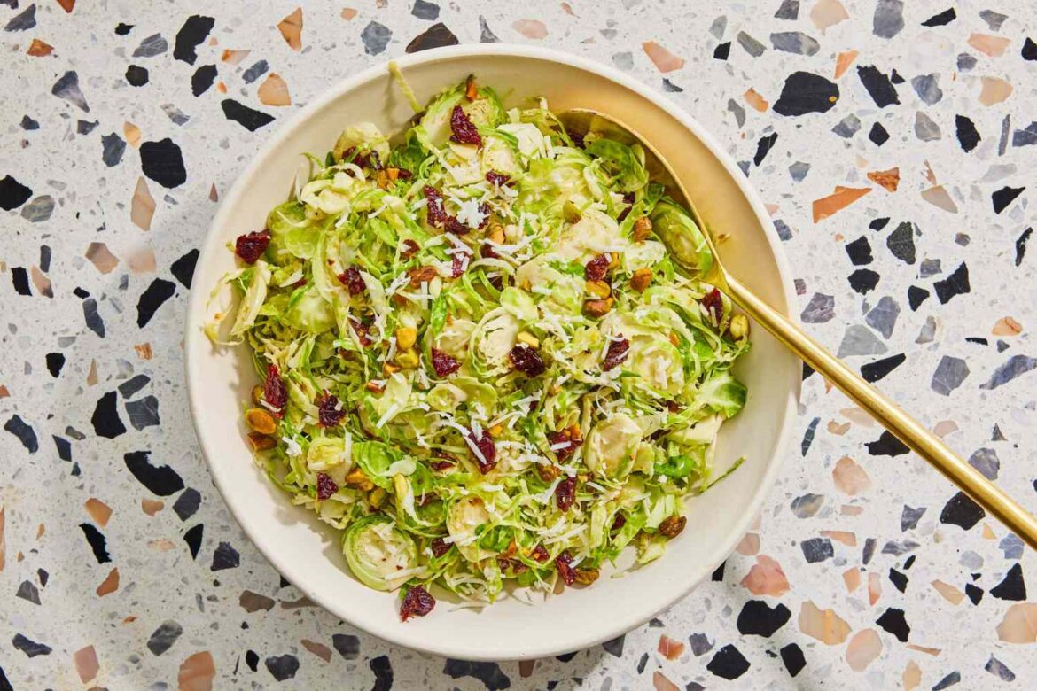 This Brussels Sprouts Salad Is Perfect for Holiday Meals This Brussels Sprouts Salad Is Perfect for Holiday Meals