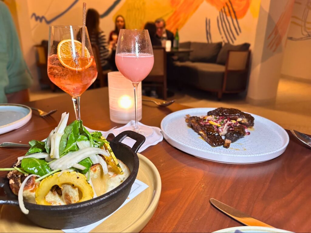 Sophia's Trattoria Conrad Orlando Rotolo di Zucca and Lamb Ribs - image by Dani Meyering