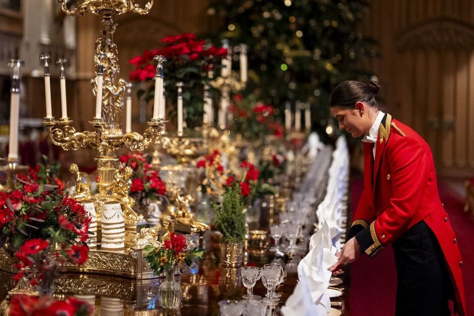 The decor was very festive The decor was very festive