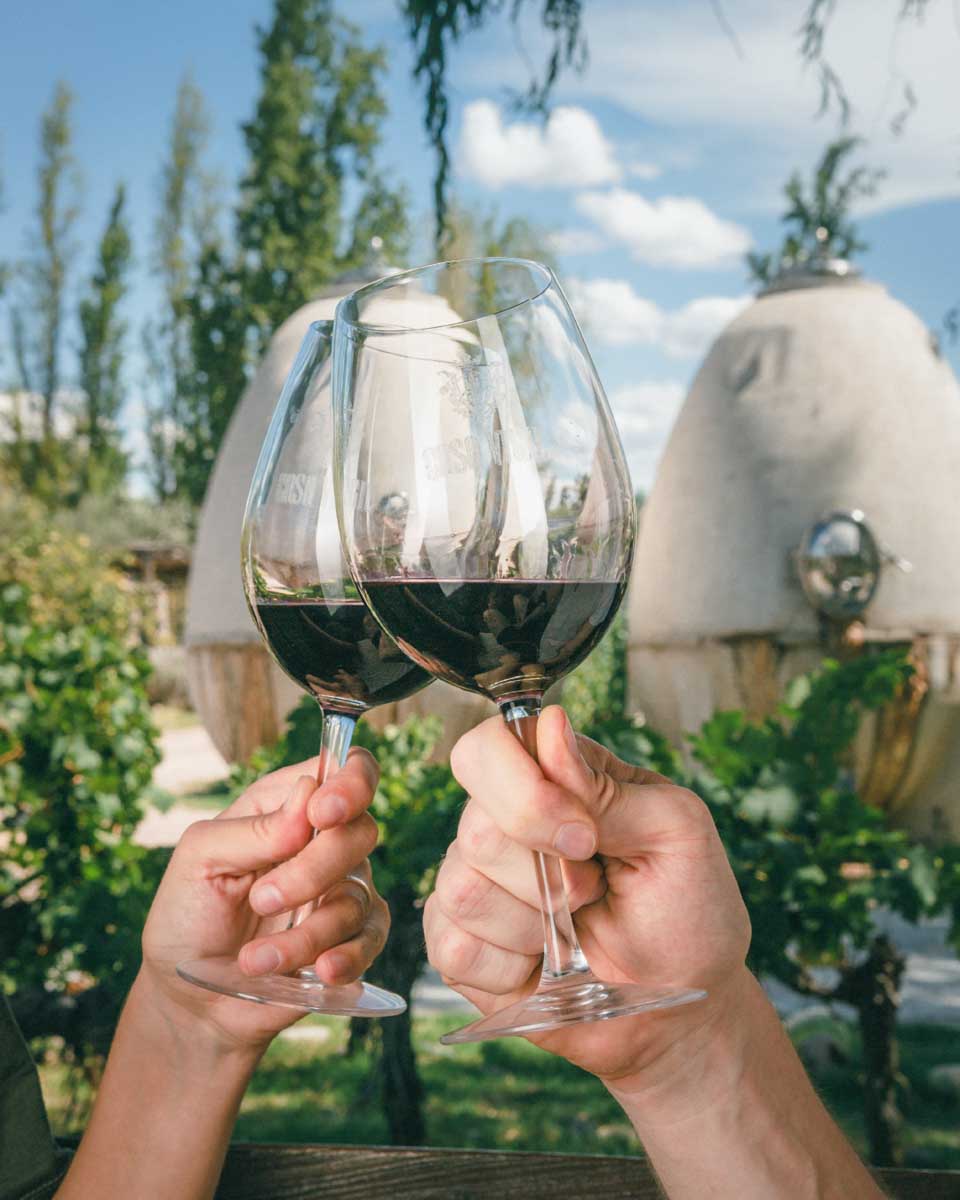 Wine at Casa El Enemigo Vigil