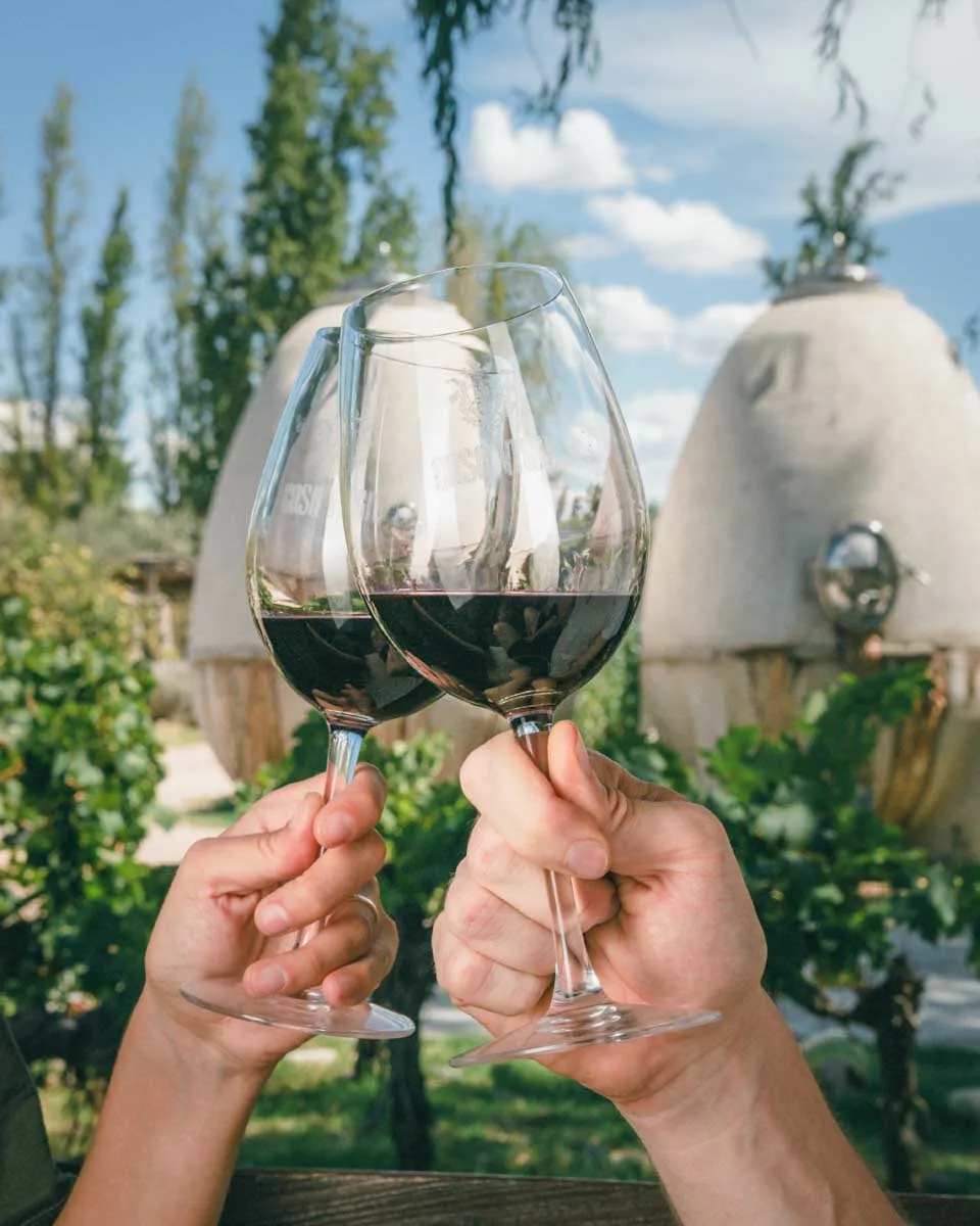 Wine at Casa El Enemigo Vigil