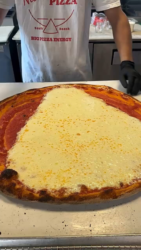 2 Feet quadruple cheese slice