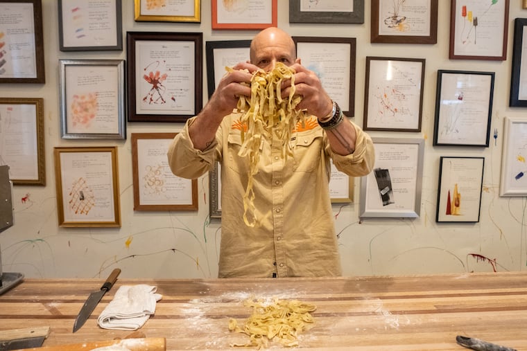 Marc Vetri makes pasta at Vetri Cucina, in Philadelphia, October 30, 2025.