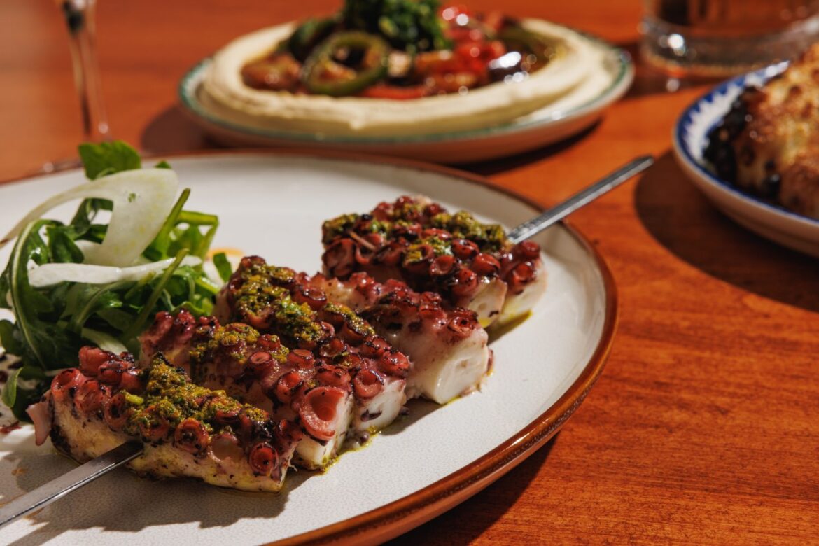 Octopus plate at Zon Zon